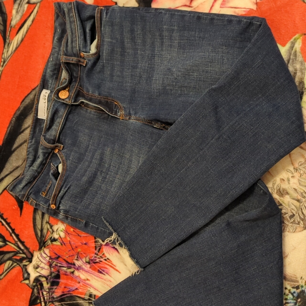 LOFT High Rise Curvy Skinny Jeans